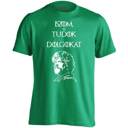 KnowThings férfi póló (zöld)