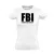 FBI 2 cool női póló (fehér)