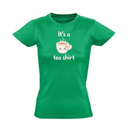 Tea-shirt cool női póló (zöld)