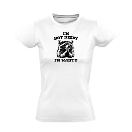 I am wanty cool női póló (fehér)
