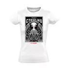 Az Ébredő Cthulhu cool női póló (fehér)