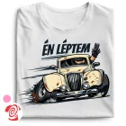Én léptem cool női póló (fehér)