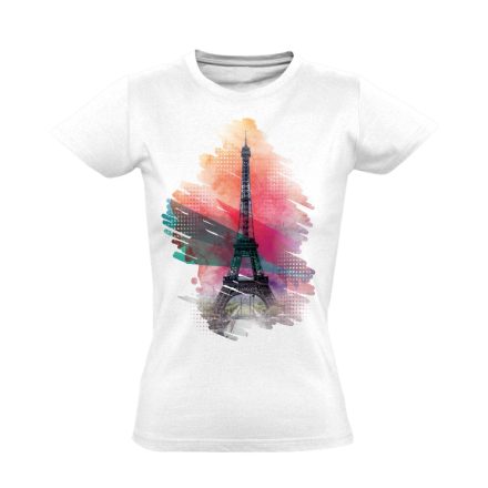 Geo "Eiffel" női póló (fehér)
