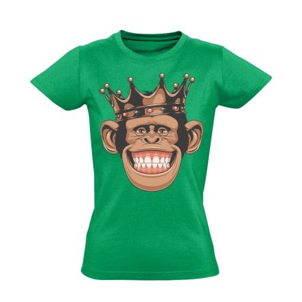 Portré "majomkirály" női póló (zöld)