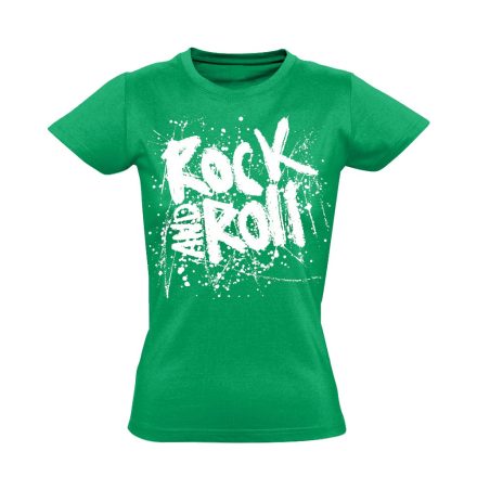 Felirat "RnR paca" női póló (zöld)