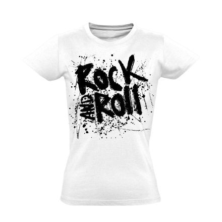 Felirat "RnR paca" női póló (fehér)