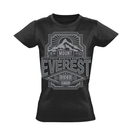 Geo "Mount Everest" női póló (fekete)