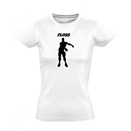 FLOSSnite gamer női póló (fehér)