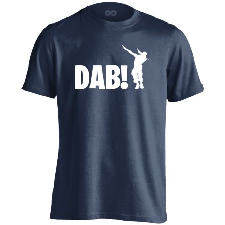 Fort-DAB-nite gamer férfi póló (tengerészkék)