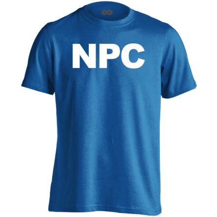 NPC gamer férfi póló (kék)