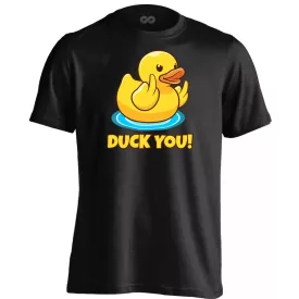 Duck you cool férfi póló (fekete) akciós póló - L