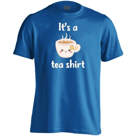 Tea-shirt cool férfi póló (kék)