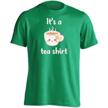 Tea-shirt cool férfi póló (zöld)