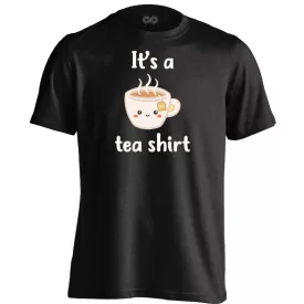 Tea-shirt cool férfi póló (fekete)