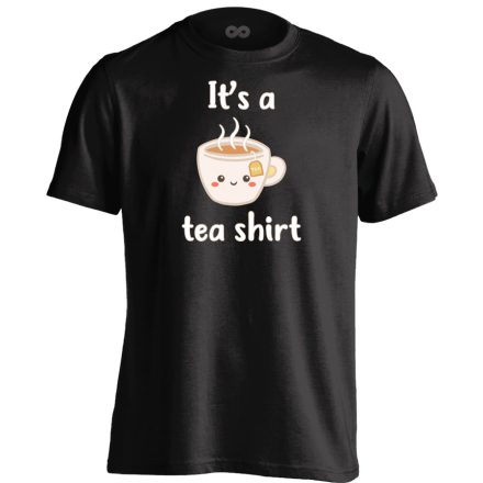 Tea-shirt cool férfi póló (fekete)