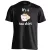Tea-shirt cool férfi póló (fekete)