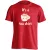 Tea-shirt cool férfi póló (piros)