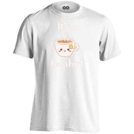 Tea-shirt cool férfi póló (fehér)