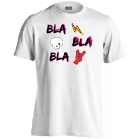 BLA BLA BLA cool férfi póló (fehér)