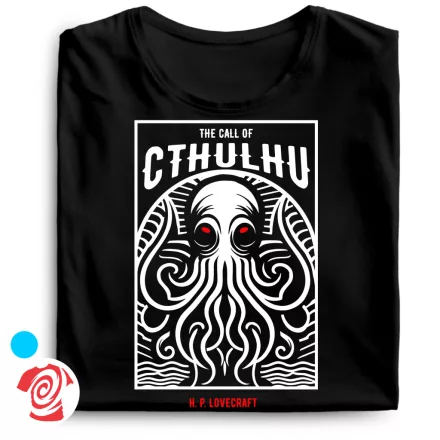 Az Ébredő Cthulhu cool férfi póló (fekete)