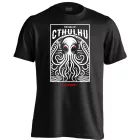 Az Ébredő Cthulhu cool férfi póló (fekete)
