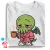Ébredező Cthulhu cool férfi póló (fehér)