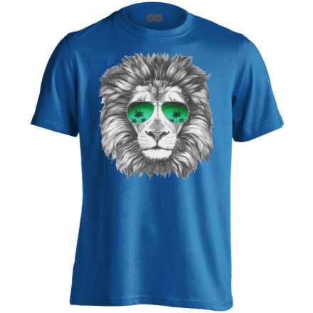 Portré "leó" férfi póló (kék)