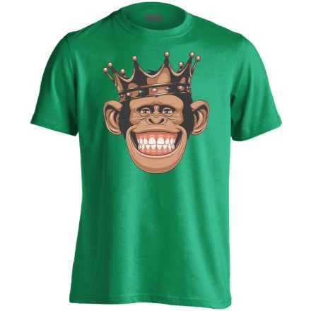 Portré "majomkirály" férfi póló (zöld)