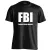 FBI férfi póló (fekete)