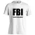 FBI férfi póló (fehér)