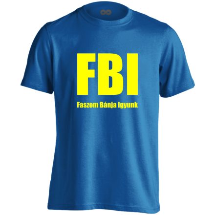 FBY férfi póló (kék)