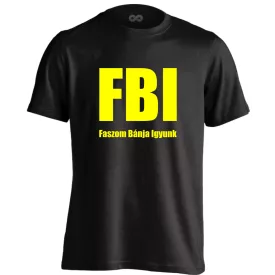 FBY férfi póló (fekete)
