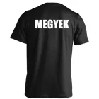 Jövök-megyek férfi póló (fekete)