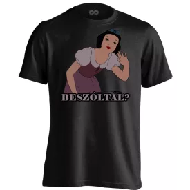 Beszóltál? cool férfi póló (fekete)