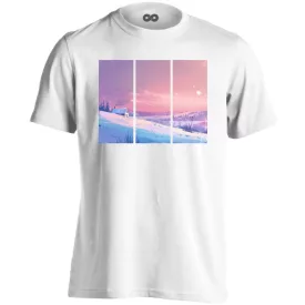 Hideg tájkép cool férfi póló (fehér)