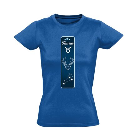 Delta bika csillagjegyes női póló (kék)