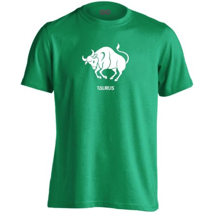 Alfa bika csillagjegyes férfi póló (zöld)