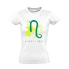 Béta bak csillagjegyes női póló (fehér)