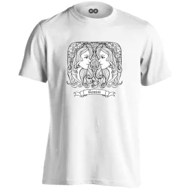 Gamma ikrek csillagjegyes férfi póló (fehér)