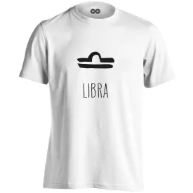 Éta mérleg csillagjegyes férfi póló (fehér)
