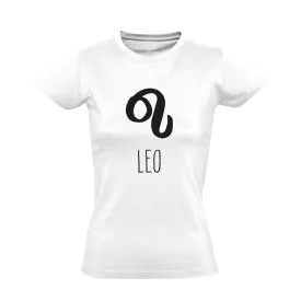 Éta oroszlán csillagjegyes női póló (fehér)