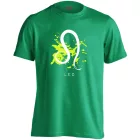 Béta oroszlán csillagjegyes férfi póló (zöld)