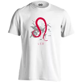 Béta oroszlán csillagjegyes férfi póló (fehér)