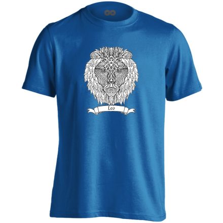 Gamma oroszlán csillagjegyes férfi póló (kék)