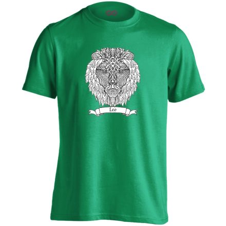Gamma oroszlán csillagjegyes férfi póló (zöld)