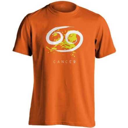 Béta rák csillagjegyes férfi póló (narancssárga)