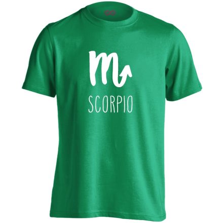 Éta skorpió csillagjegyes férfi póló (zöld)