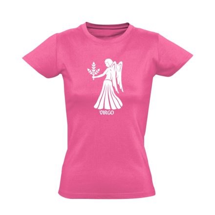 Alfa szűz csillagjegyes női póló (rózsaszín)