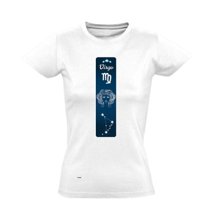 Delta szűz csillagjegyes női póló (fehér)