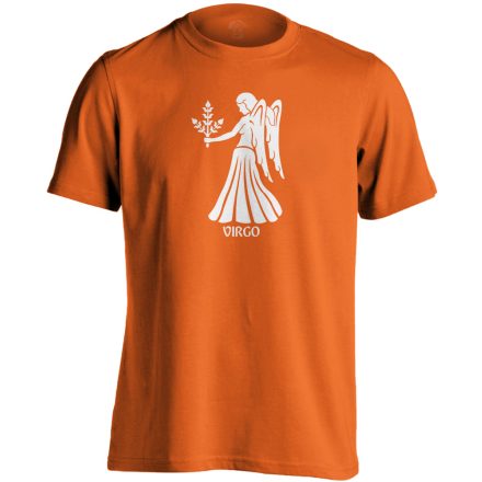Béta szűz csillagjegyes férfi póló (narancssárga)